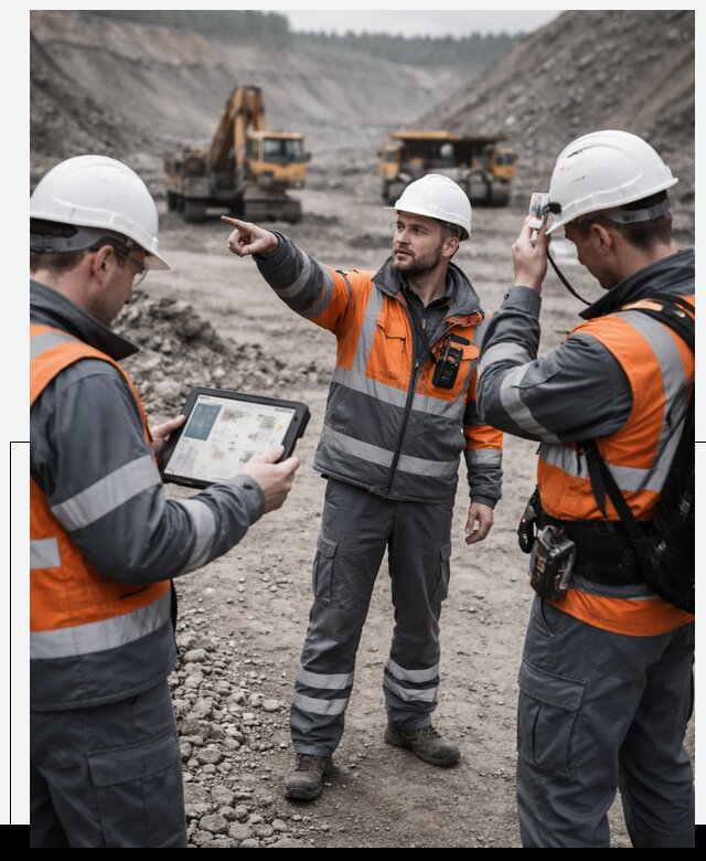 Система контроля персонала для горнодобывающей отрасли в Барабинске