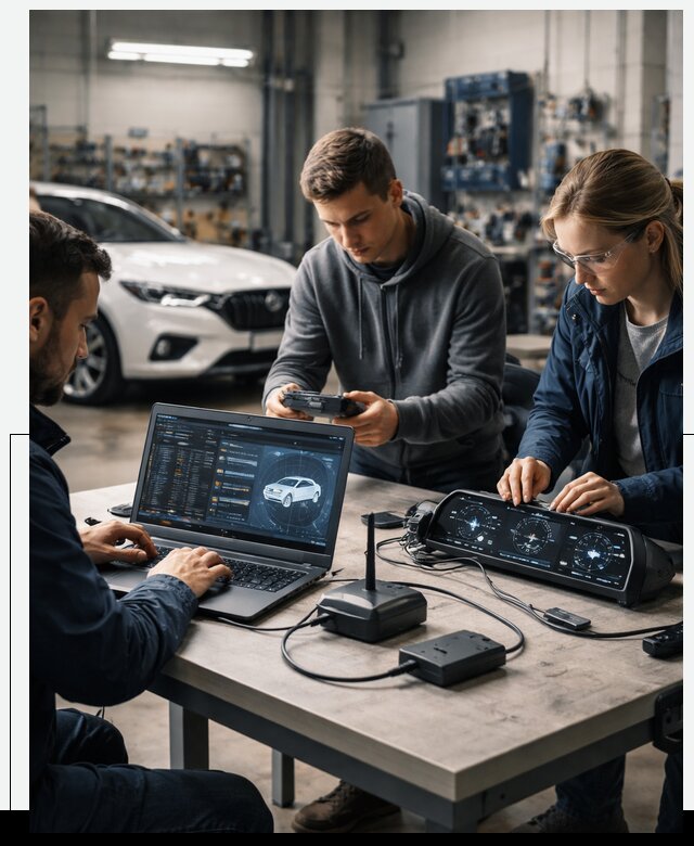 Разработка Connected Car и ПО для автопрома в Барабинске