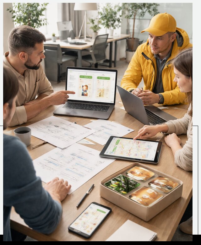 Разработка агрегатора доставки еды в Барабинске от 15236 р., АвикейБбн