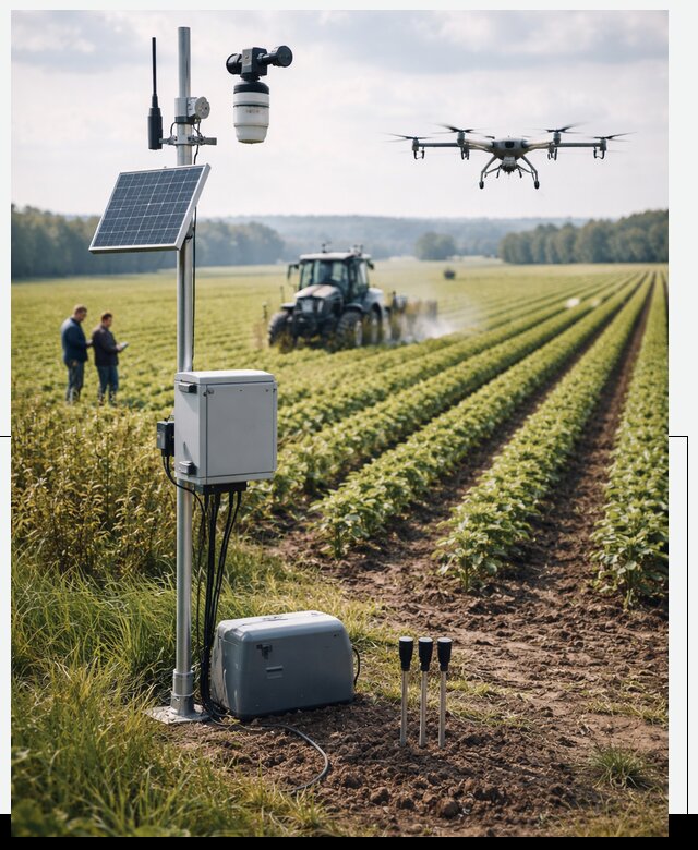 Разработка IoT мониторинга полей в Барабинске от 8633 р. | АвикейБбн