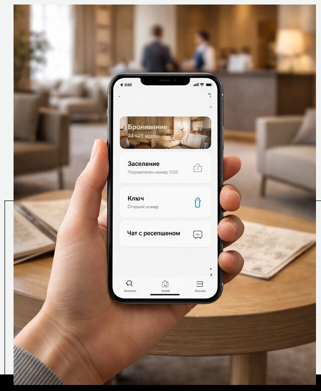 Мобильное приложение для гостей отеля в Барабинске, управление сервисом